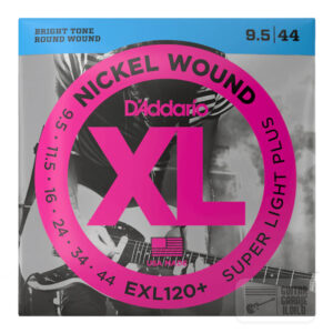 D'Addario XL Super Light Plus Electric Guitar Strings Set 9.5-44