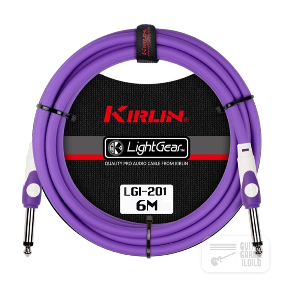 Kirlin LightGear Professional Instrument Cable LGI-201 PURPLE 6M