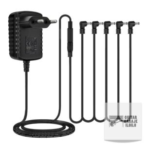 Guitar Pedal Power Supply Power 9V DC Daisy Chain Cables Power Supply Adapter